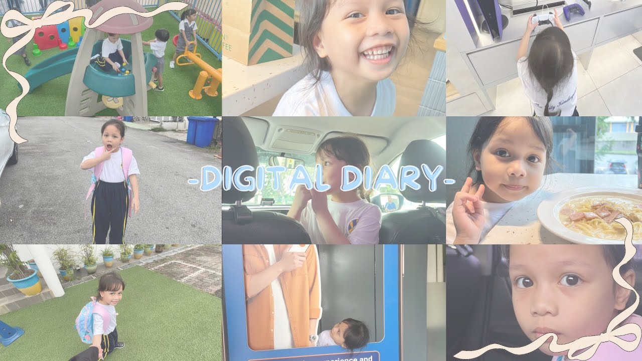 qairina school day 1 💖🥹