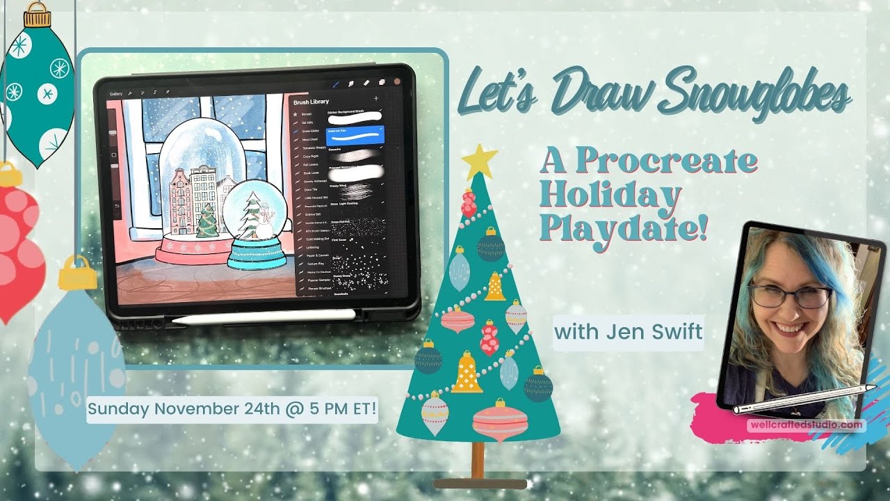 A Very Merry Procreate Playdate