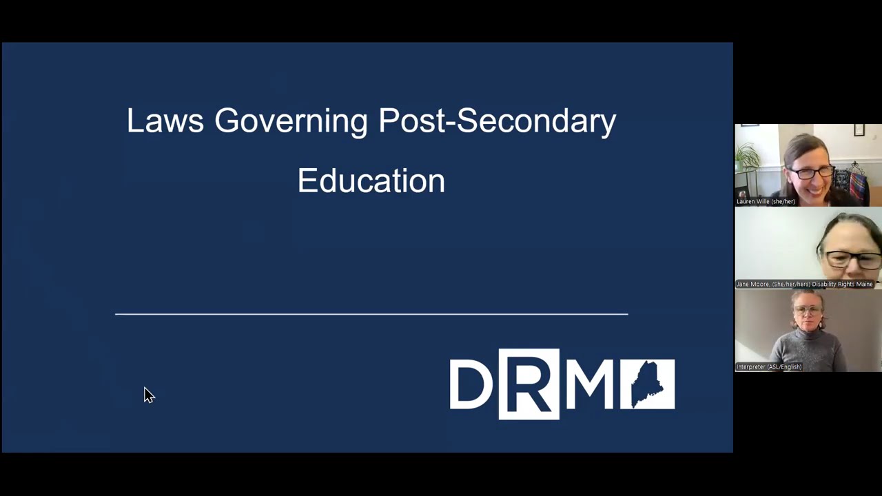 Accommodations After High School: National Disability Employment Awareness Month Webinar