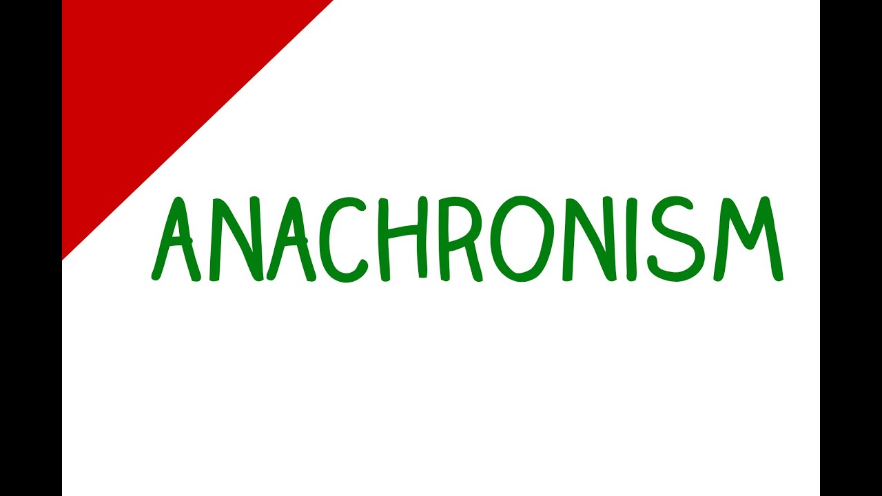 Learn English Words - Anachronism (Vocabulary Video)