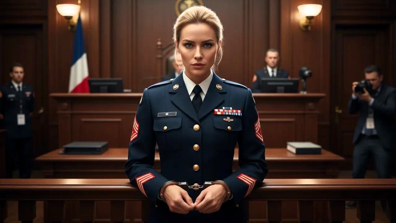 Skurowali snajperkę w sądzie – aż weszła generał, i cała sala zamilkła.