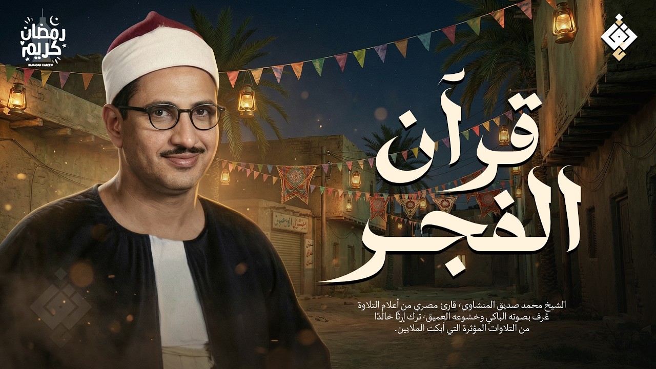 أجواء رمضانية لا توصف... قرآن الفجر | الشيخ محمد صديق المنشاوي ! رووووعة HD