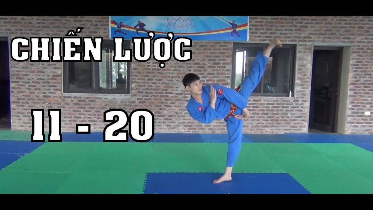 Vovinam - CHIẾN LƯỢC 11 - 20 HƯỚNG DẪN (Vovinam Combo Techniques 11 - 20 Tutorial)