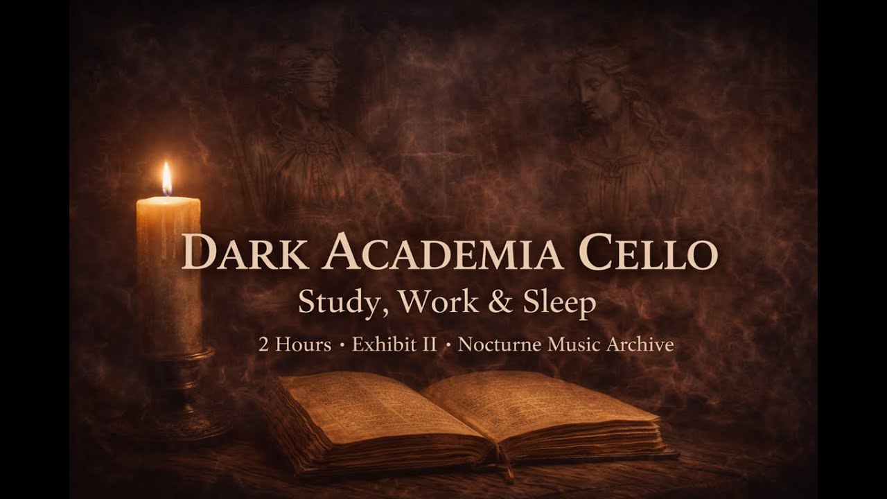 Dark Academia Cello for Study, Work & Sleep (2 Hours) — Nocturne Music Archive · (Exhibit II)