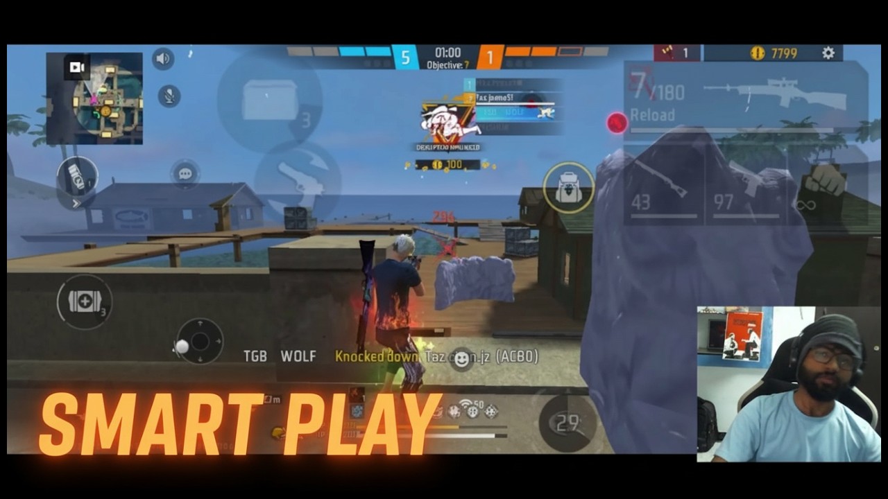 Вражеский отряд агрессивно атаковал, но один умный ход изменил ход матча TGB в Free Fire.