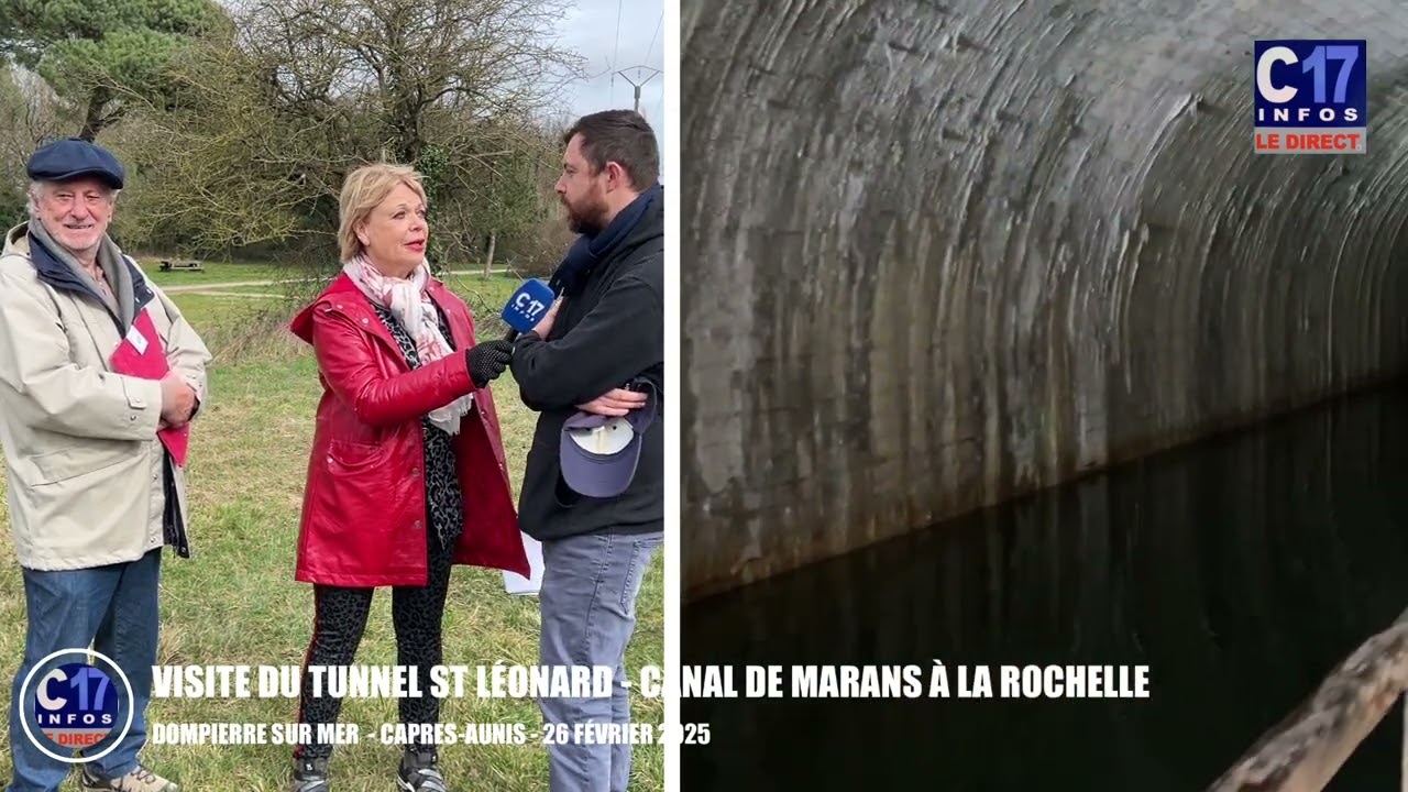 Visite du tunnel St Leonard Dompierre sur mer