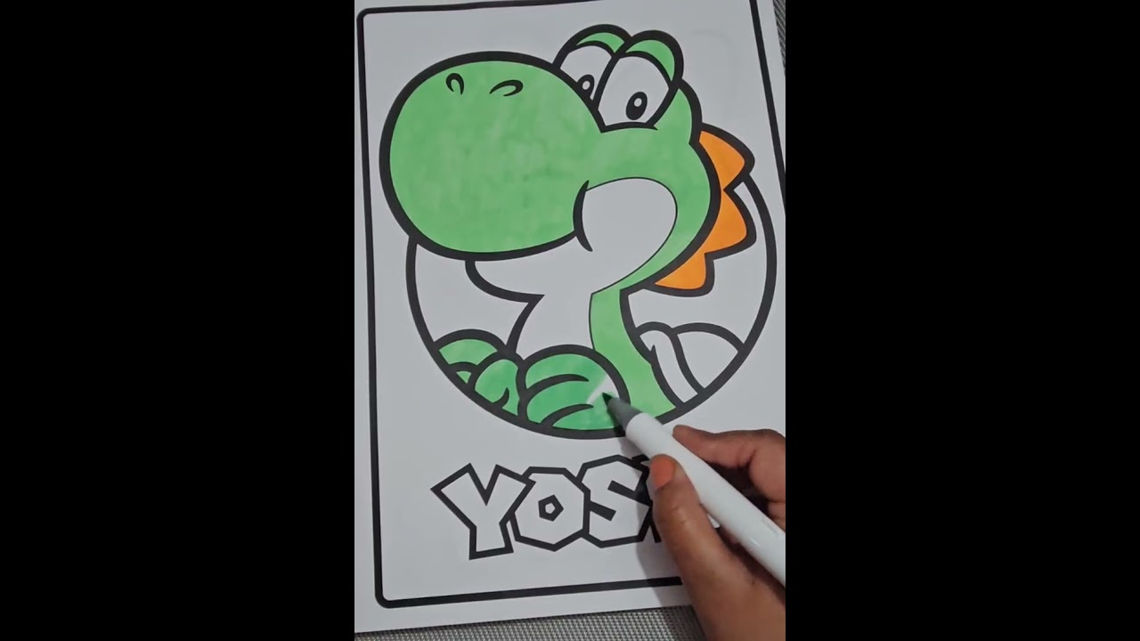 YOSHI | MARIO COLORING