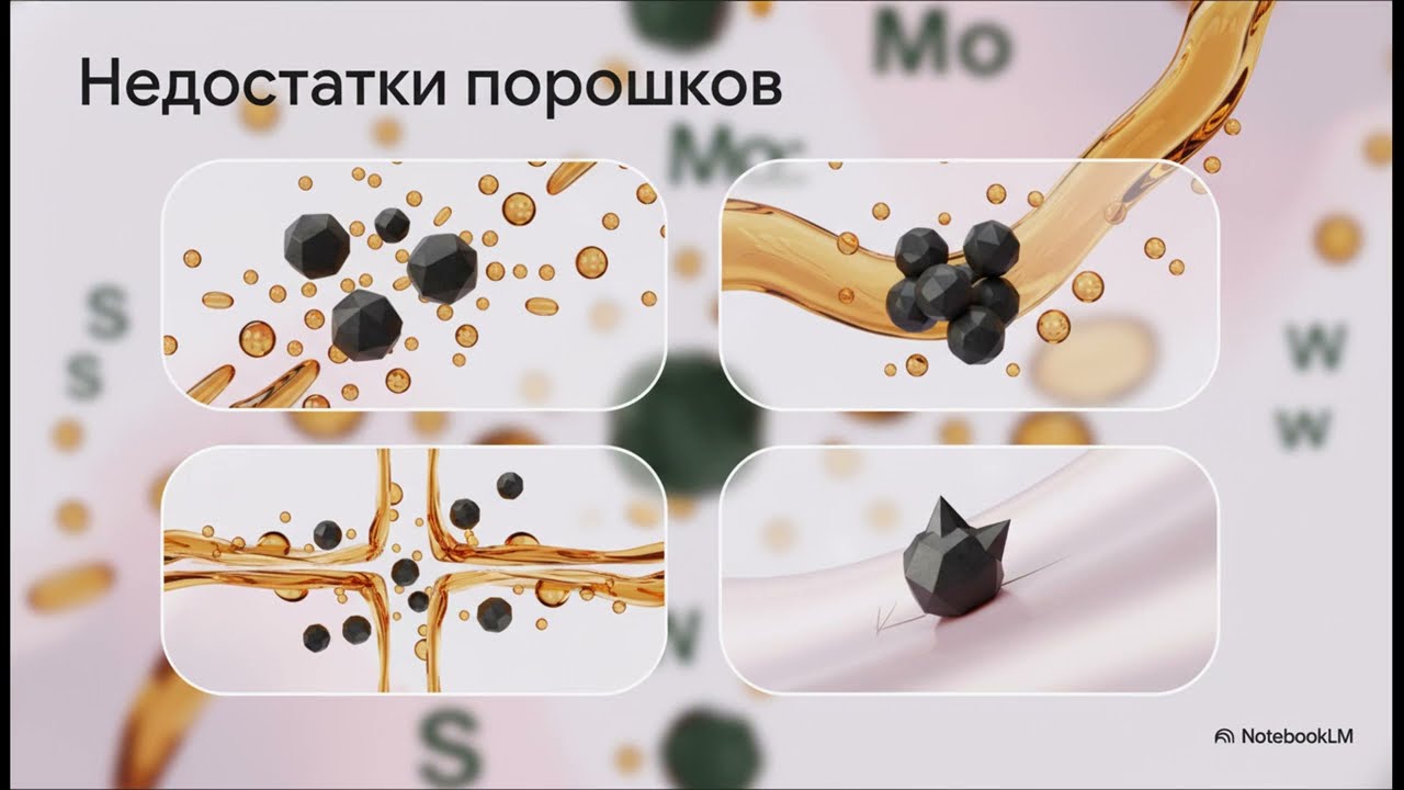 Молибден и Вольфрам в моторных маслах - модификаторы трения