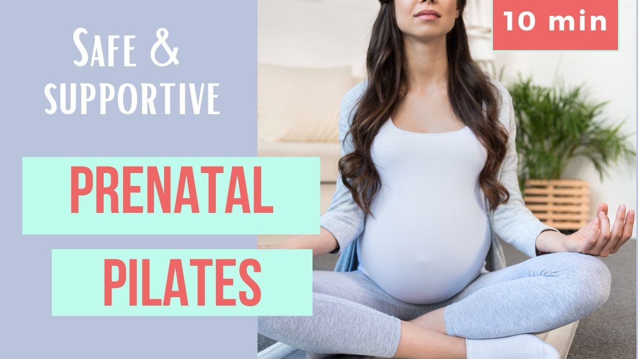 10 min Prenatal Pilates workout - Be strong and pain-free throughout your pregnancy!