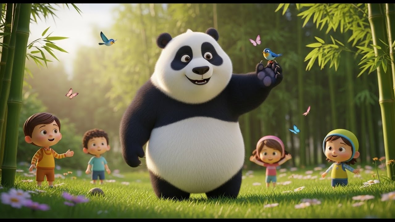 Panda Bear, Panda Bear, Spin Around! | Fun Animal Dance Song for Kids | Nursery Rhymes & Songs