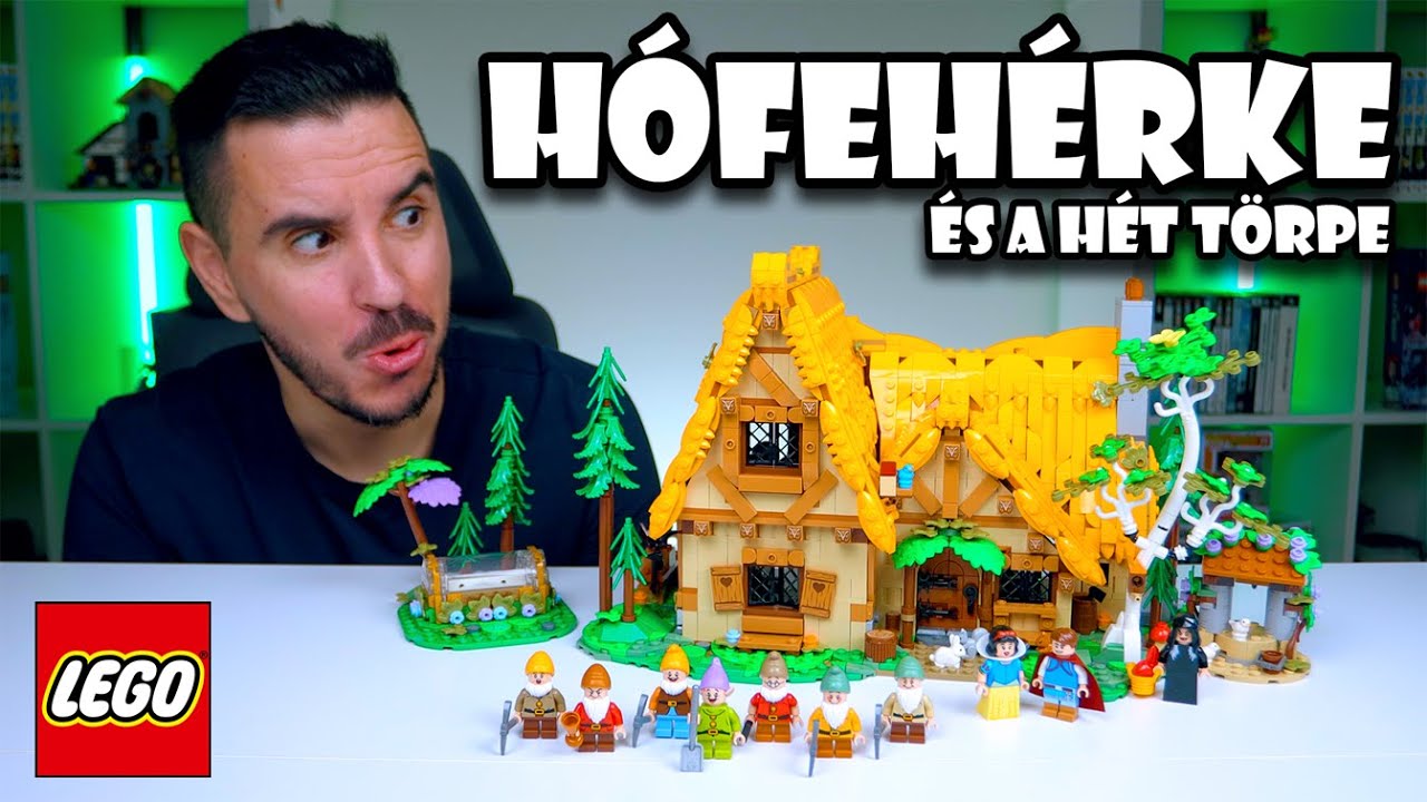 Egy DISNEY klasszikus || LEGO 43242 H&oacute;feh&eacute;rke &eacute;s a h&eacute;t t&ouml;rpe h&aacute;zik&oacute;ja