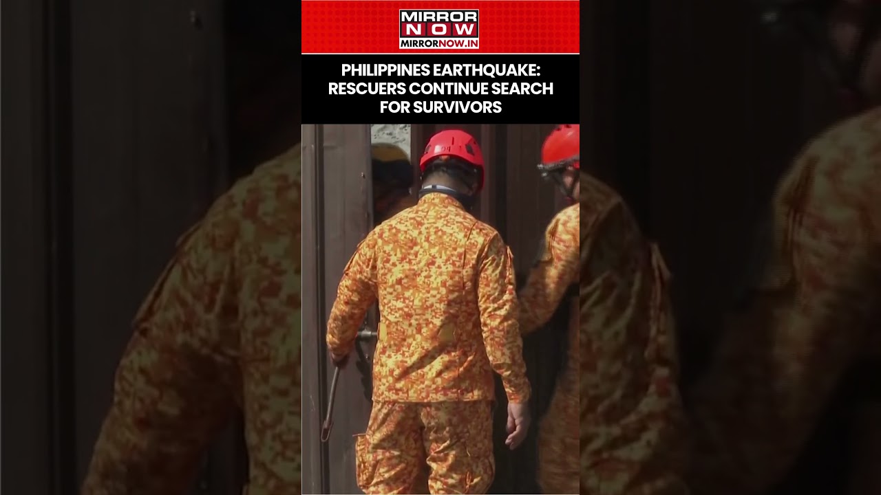 Philippines Earthquake: Rescuers Continue Search For Survivors Following Deadly Quake #shorts