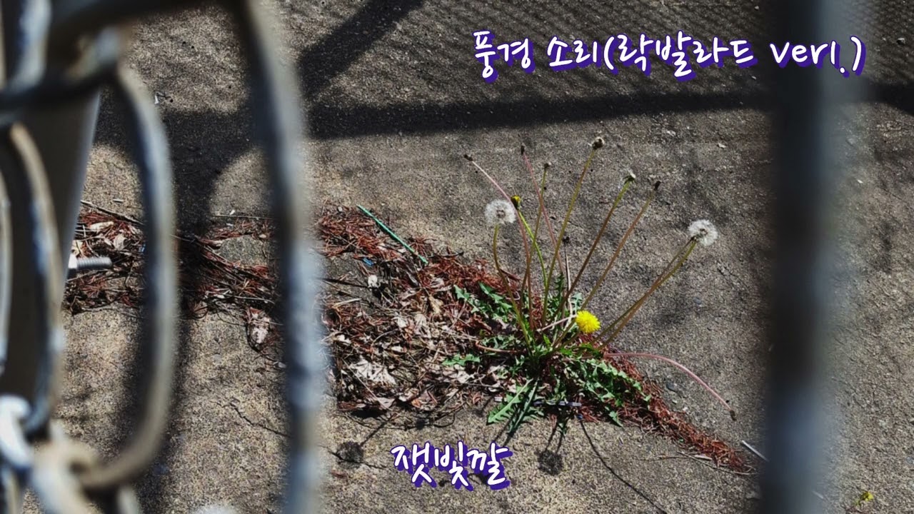 [노래가 된 시조] 풍경 소리(락발라드 Ver1.) 작시조 : 김광재. 곡 : Suno Ver5.  