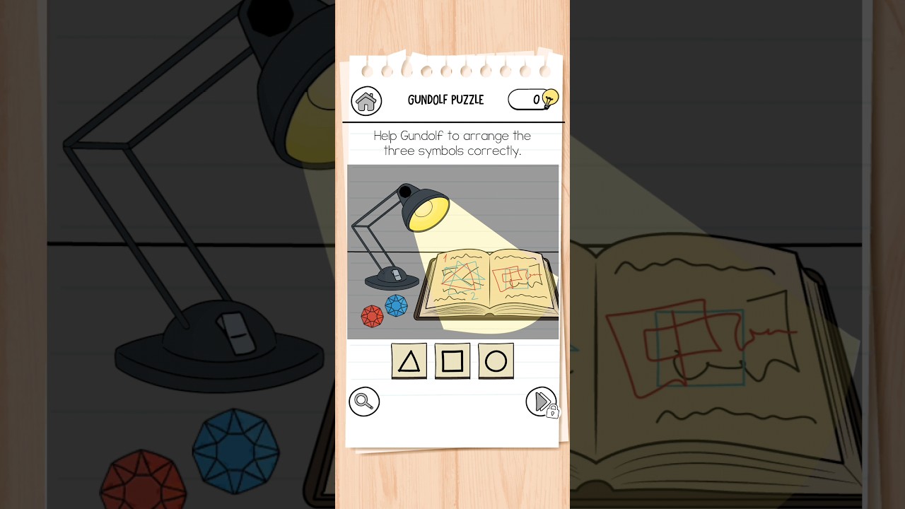 Brain Test 3- Gundolf's Puzzle (Arrange three symbols) Android Games