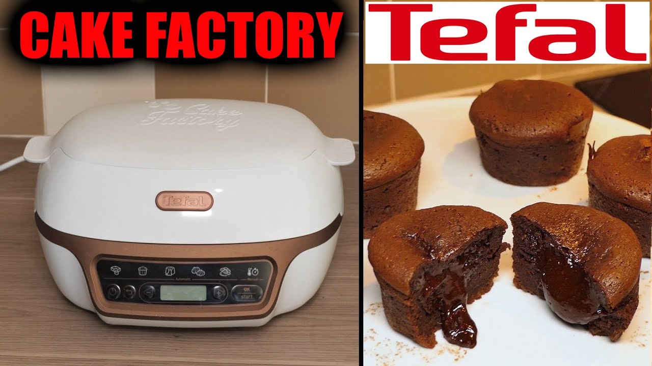 CAKE FACTORY TEFAL test avis + moules compatible + livre de recette gâteaux, moelleux au chocolat..