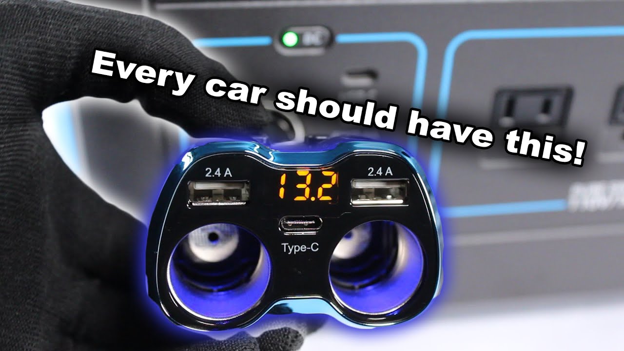 Best USB C Car Charger? - Qidoe Car Charger | Cigarette Lighter Splitter | Unboxing & Testing