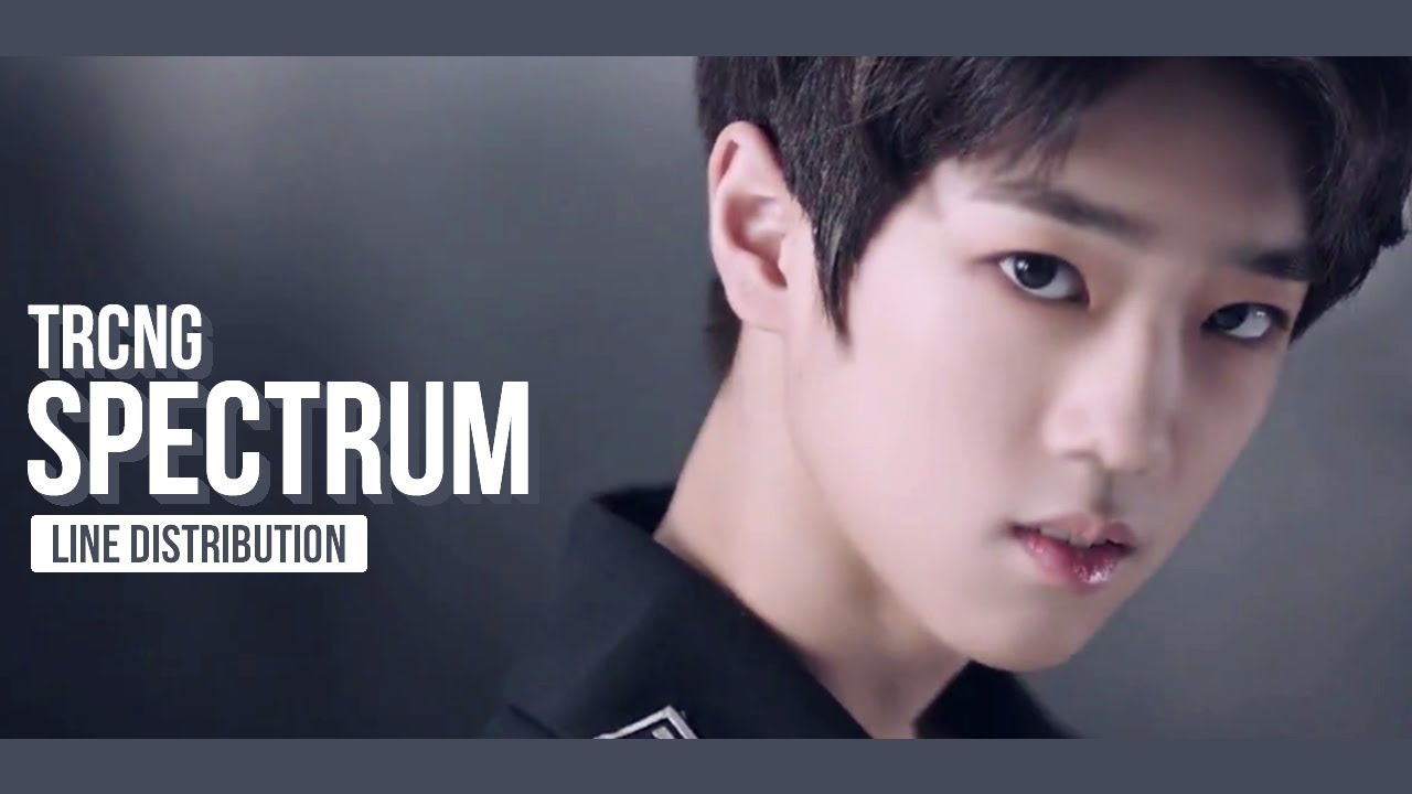 TRCNG - Spectrum Line Distribution (Color Coded)