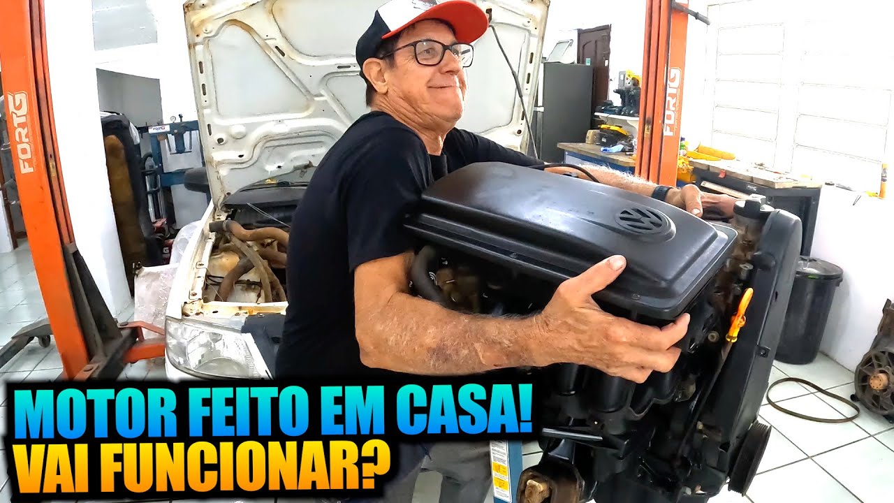 MOTOR FEITO EM CASA! SERA QUE O GOL DO LEILÃO VAI FUNCIONAR?!