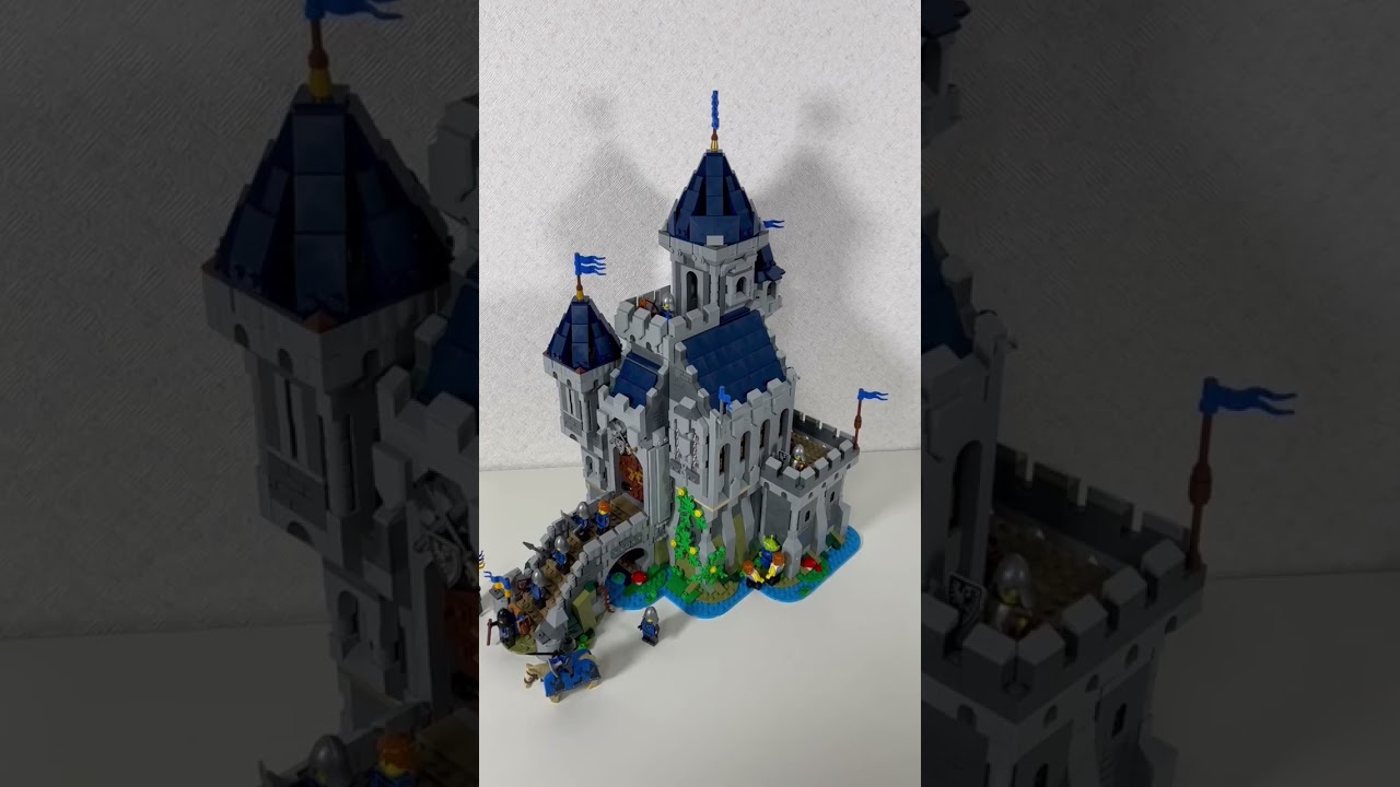 LEGO Knights of the Yellow visits Black Falcon Knight's Castle#shorts