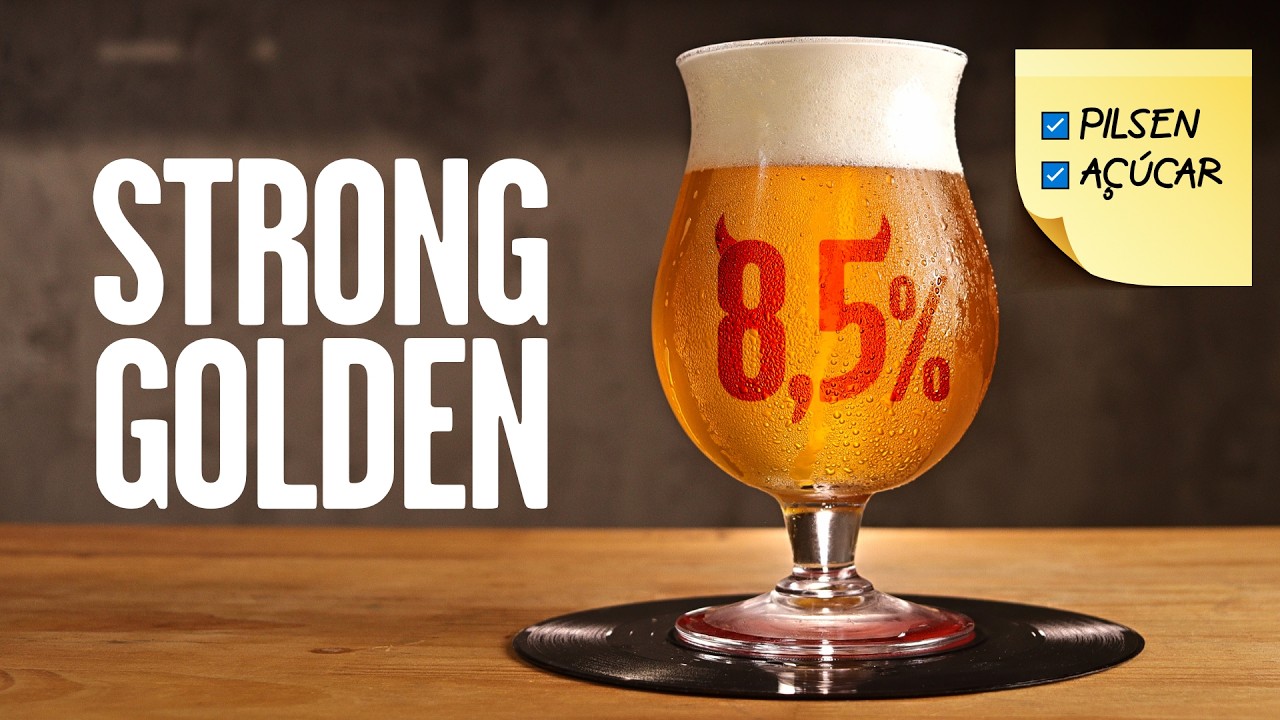 Intensa e Maravilhosa: Fiz uma Strong Golden Ale CLÁSSICA!