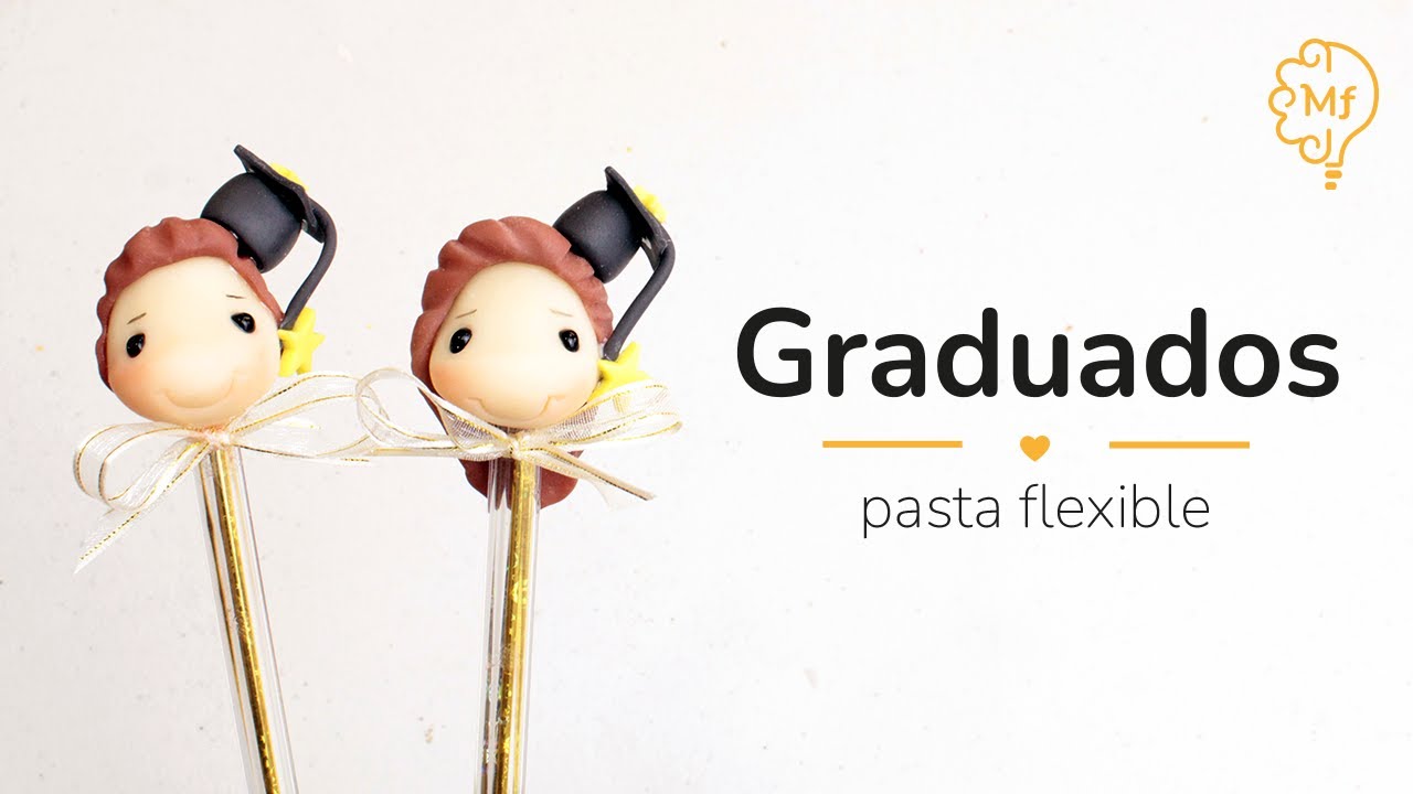 Graduados de pasta flexible | Porcelana fría para graduación - DIY Graduaciones escolares