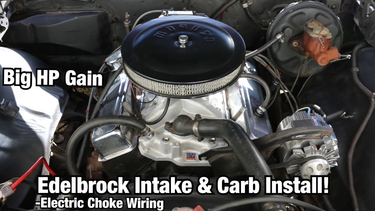 67’ El Camino Carb & Intake Install! Project Ep. 2 (Chevy 327/350)