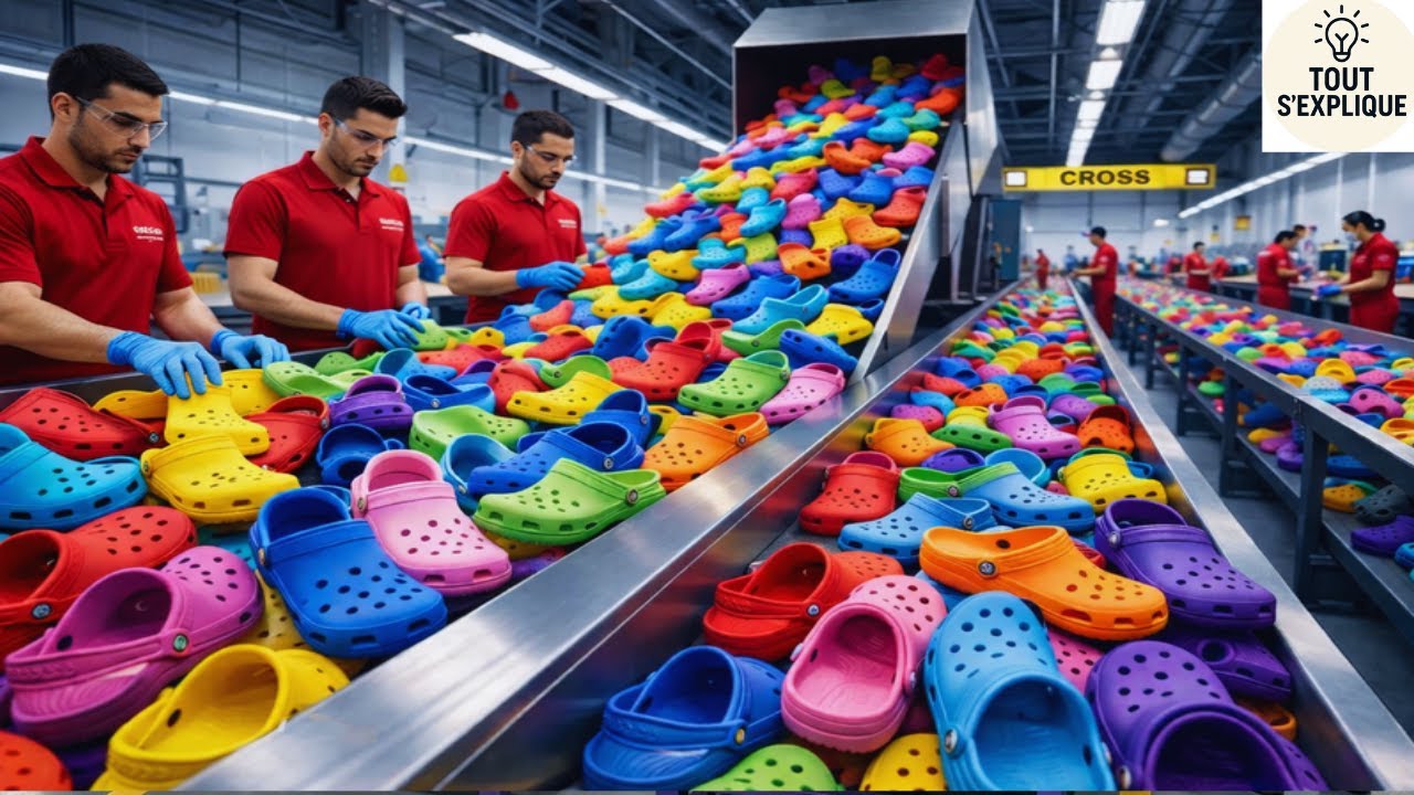 Comment c’est fait : Les Crocs — des millions de paires produites chaque année dans les méga-usines