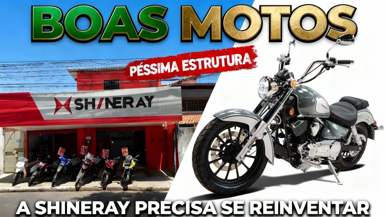 BOAS MOTOS E PÉSSIMA ESTRUTURA | A SHINERAY PRECISA SE REINVENTAR NO BRASIL | PAPO DE MOTOCAS #296