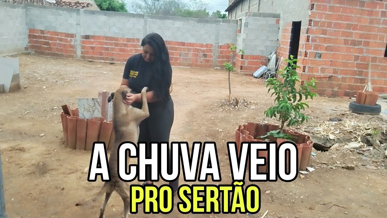 DIA CHUVOSO EM UM LUGAR SIMPLES NO INTERIOR DE PERNAMBUCO 
