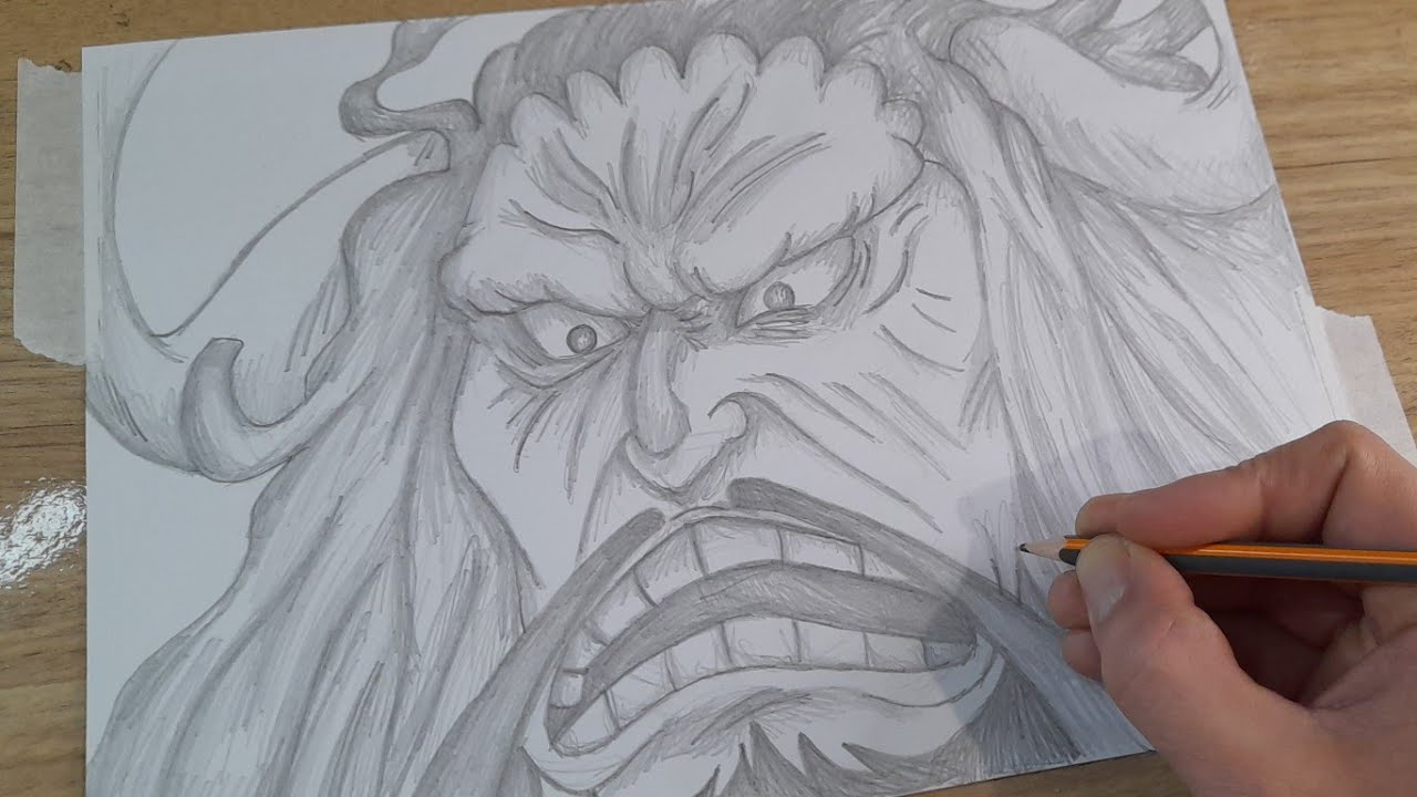 COMO DESENHAR O KAIDOU DE ONE PIECE PASSO A PASSO