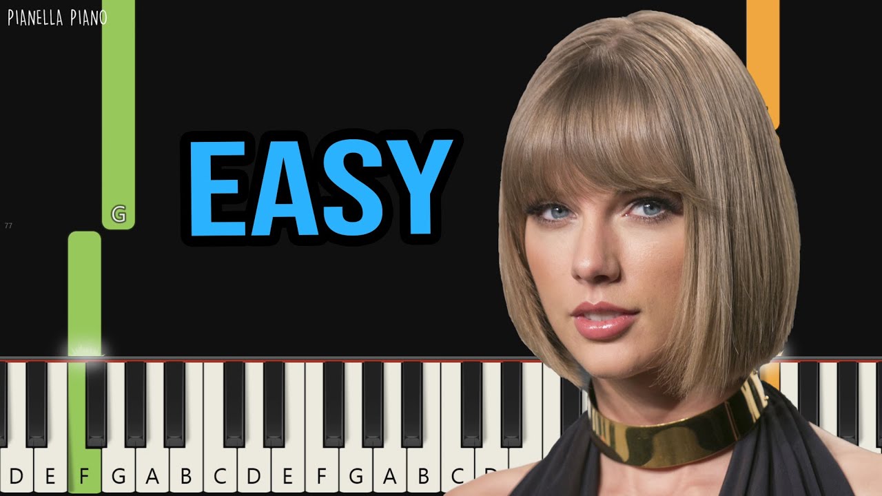 Taylor Swift - You're Losing Me | EASY Piano Tutorial by Pianella Piano