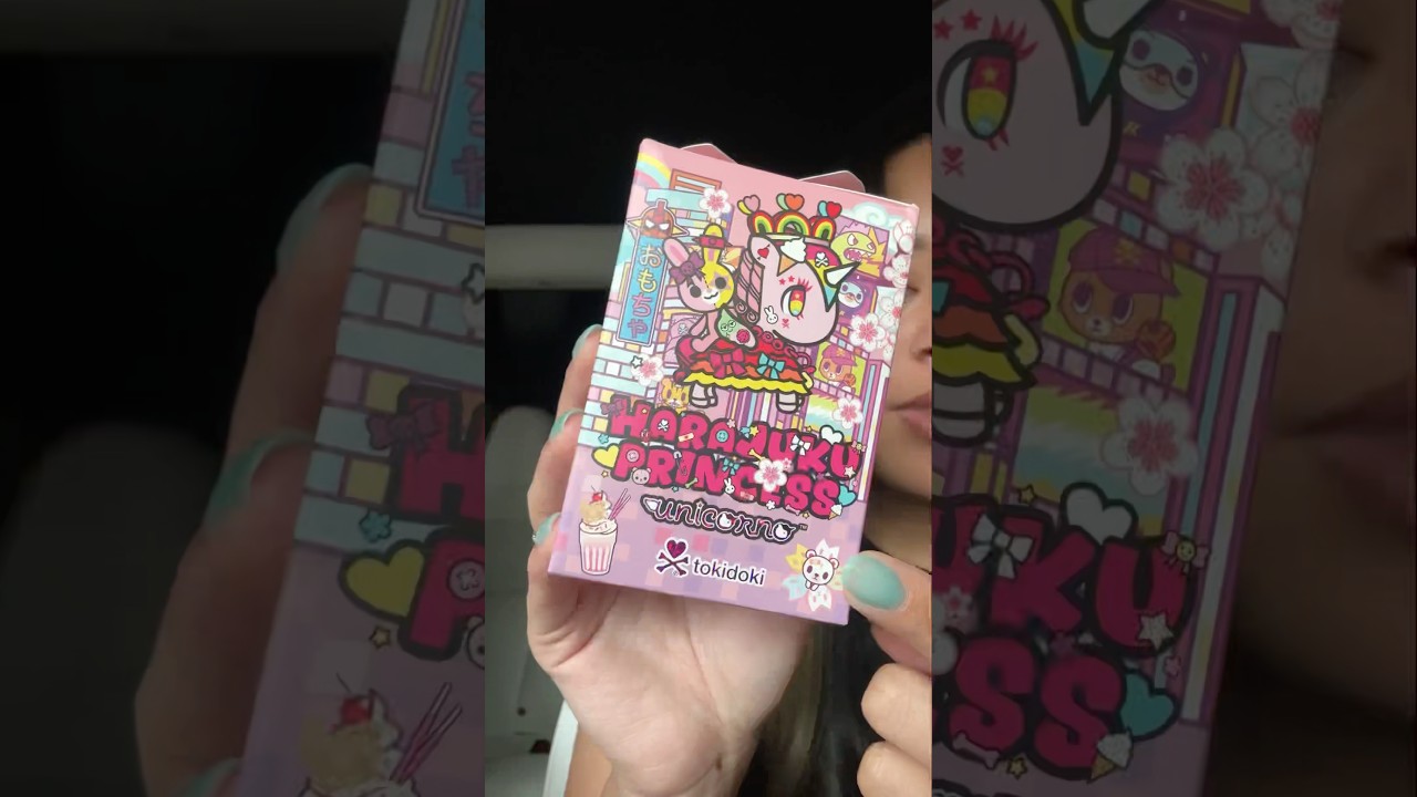 unboxing the new ​⁠@tokidokibrand  harajuku princess unicorno series 🎀 #tokidoki #gifted