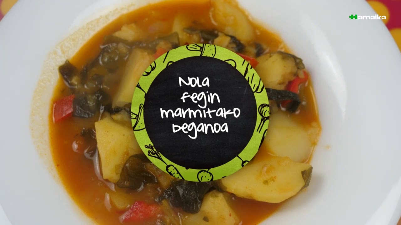 Errezeta beganoa I Marmitako beganoa eta wakame zizka mizkak