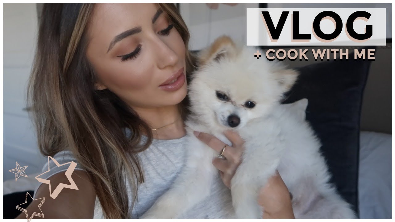COOK WITH ME + MY PUPPY NEEDS SURGERY | VLOG