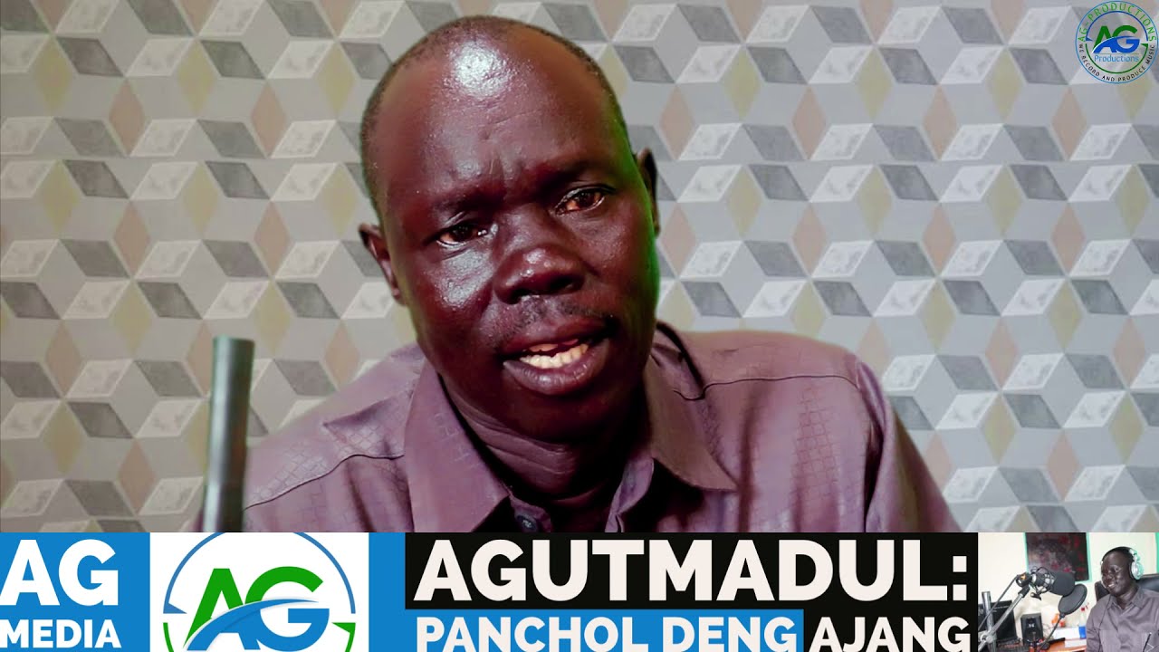 Panchol Deng Ajang Luk singing his old songs at the AG Productions in Juba
