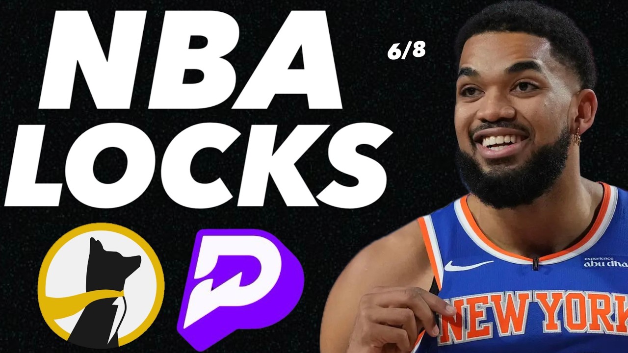 PRIZEPICKS NBA FINALS MONDAY 6/8/26 - FREE PICKS!!!  (CRAZY PAYOUT!!!) - BEST PLAYER PROPS - TODAY