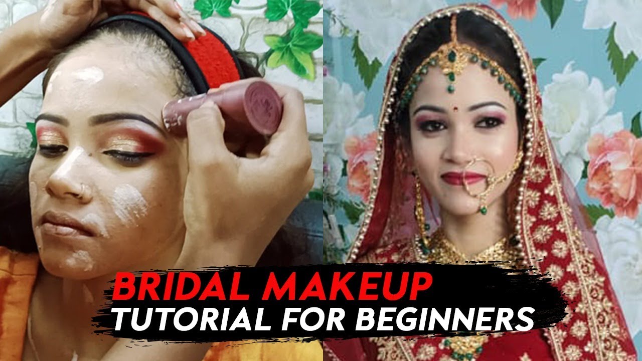 Real bridal makeup |  Oliva Panstick Bridal Makeup Tutorial For Beginners | Naturence Beauty World