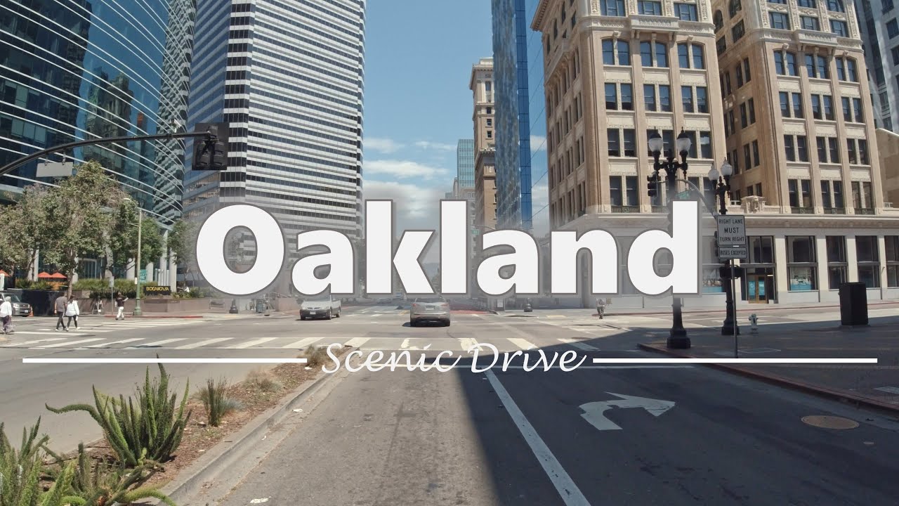 Driving in Downtown Oakland, California - 4K60fps