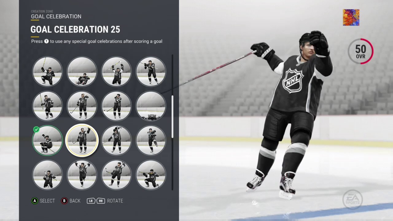 NHL 17 All Celebrations including 11 New Ones