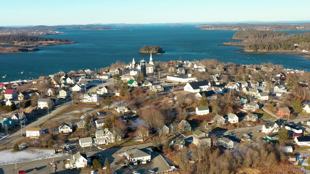 January 25 2021 Lubec Maine Winter
