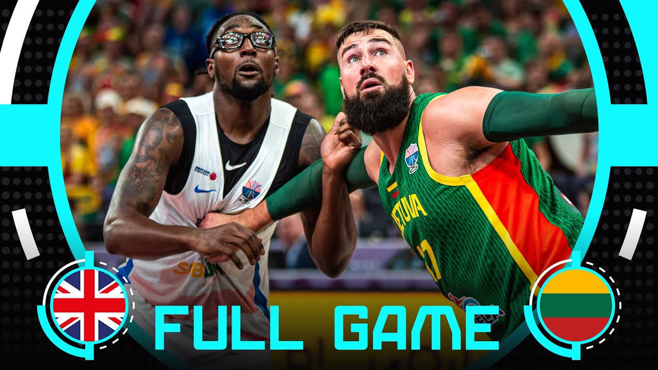 Group Phase | Great Britain v Lithuania | Full Basketball Game | FIBA EuroBasket 2025