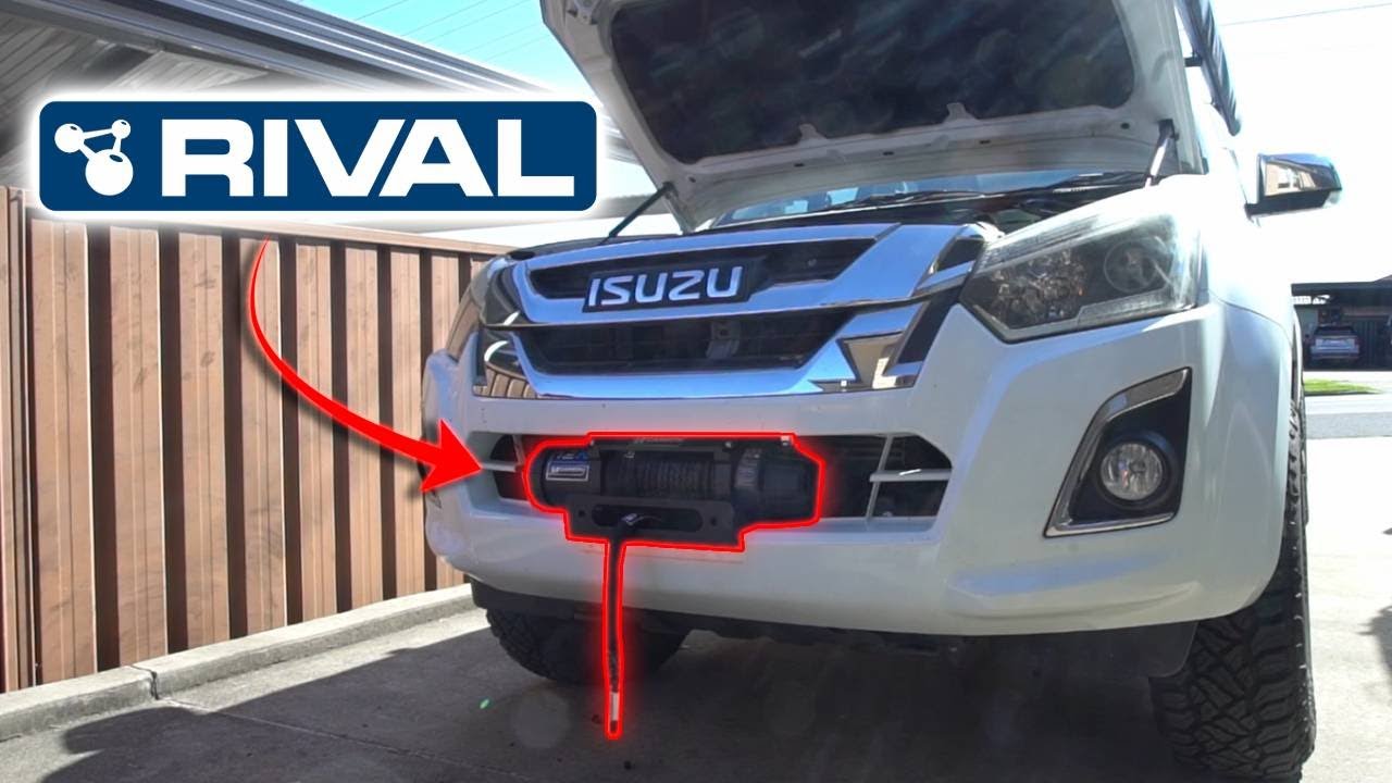 Rival Hidden Winch Mount Install | 2017 Isuzu DMAX