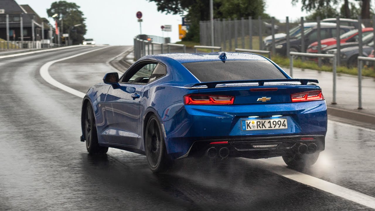 500HP Camaro SS With Custom Straight Pipe - LOUD Accelerations, Powerslides! Pure MuscleCar Sound!