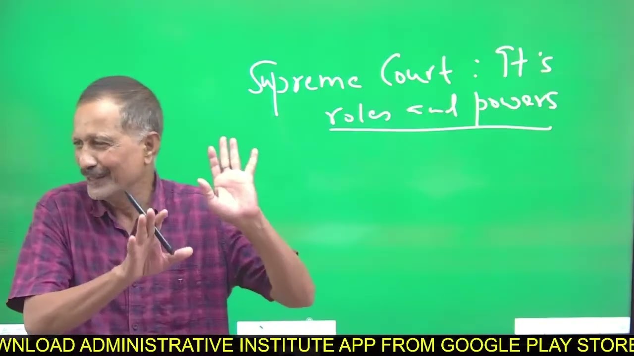 Copy of 14th JPSC MAINS || INDIAN POLITY || ( SUPREME COURT OF INDIA ) || PART 1 ||