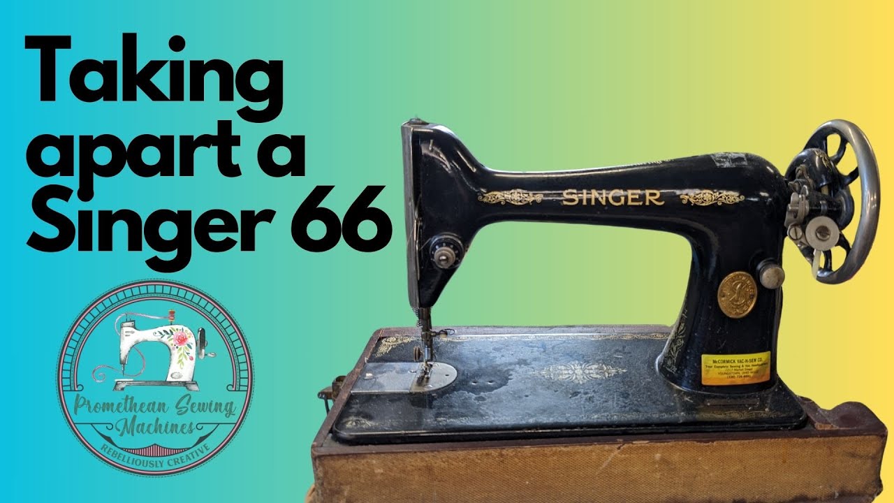 Taking apart a Singer 66 from 1925