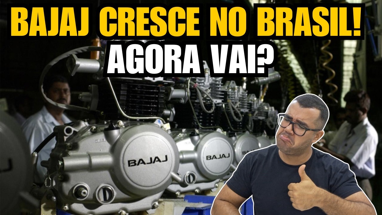 BAJAJ CRESCE NO BRASIL! AGORA VAI?