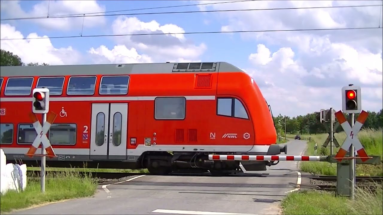 Bahnübergang Appelhülsen (Dülmen) // German Railroad crossing // Duitse Spoorwegovergang