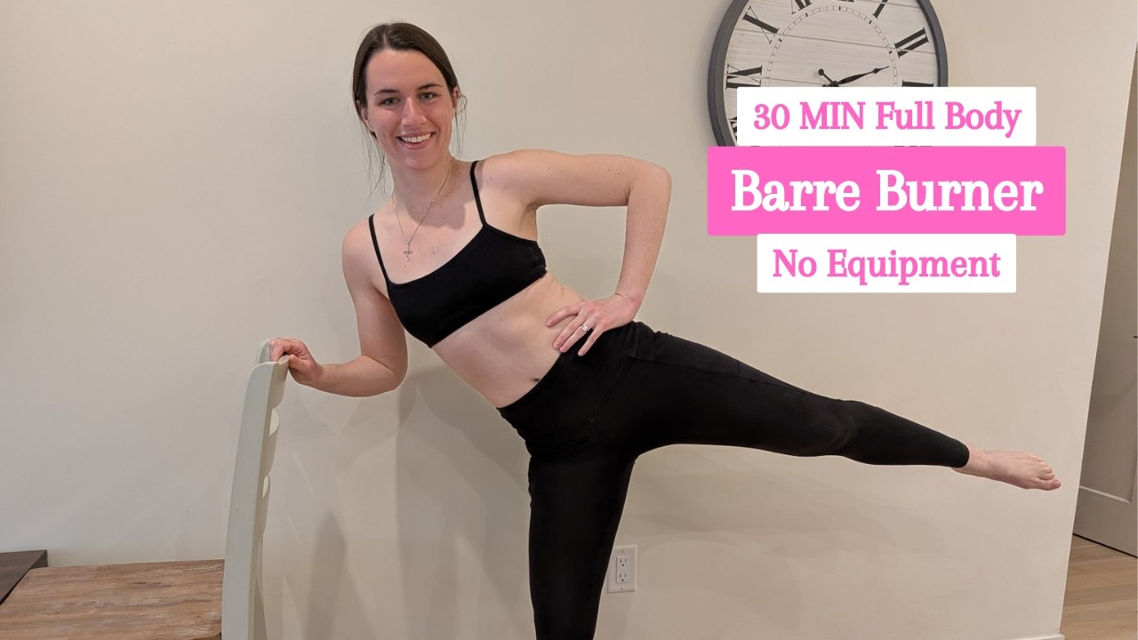 30 MIN Full Body | No Equipment | Barre Workout
