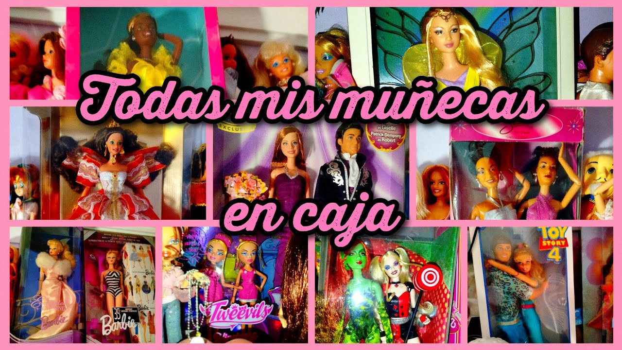 Todas las muñecas de mi colección que tengo en caja | Disney, Barbie, Toy Story, Bratz