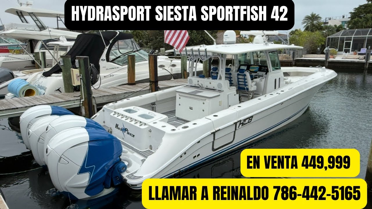 HYDRASPORT SIESTA SPORTFISH 42 FOR SALE